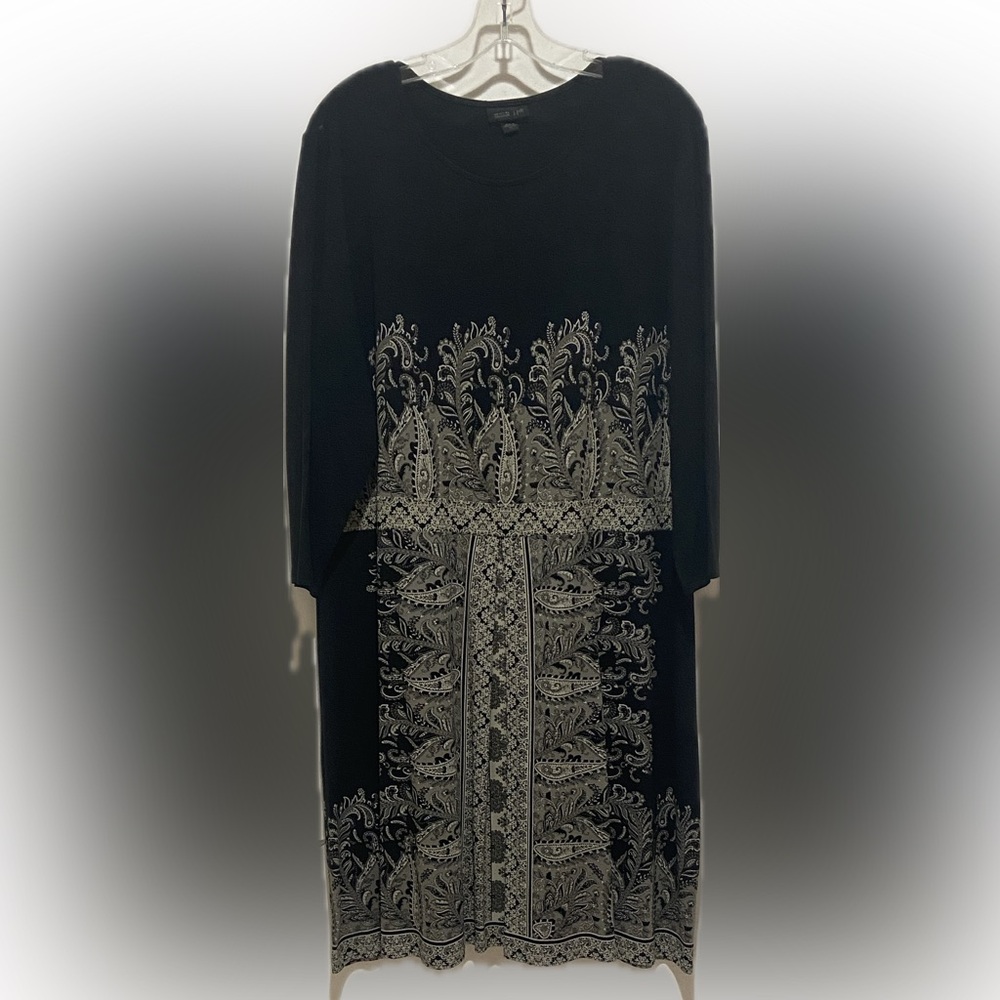 Elegant Black and Silver Dress